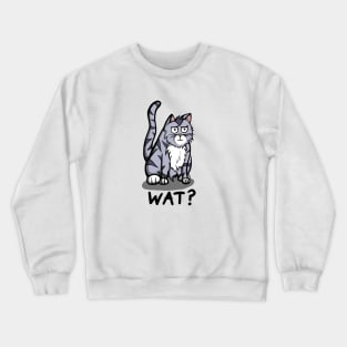 Wat? Crewneck Sweatshirt